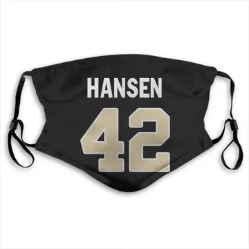 Chase Hansen New Orleans Saints Black Washable & Reusable Face Mask