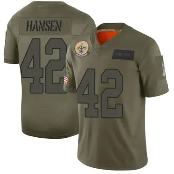 Men's Chase Hansen New Orleans Saints Limited Camo 2019 Salute to Service Jersey
