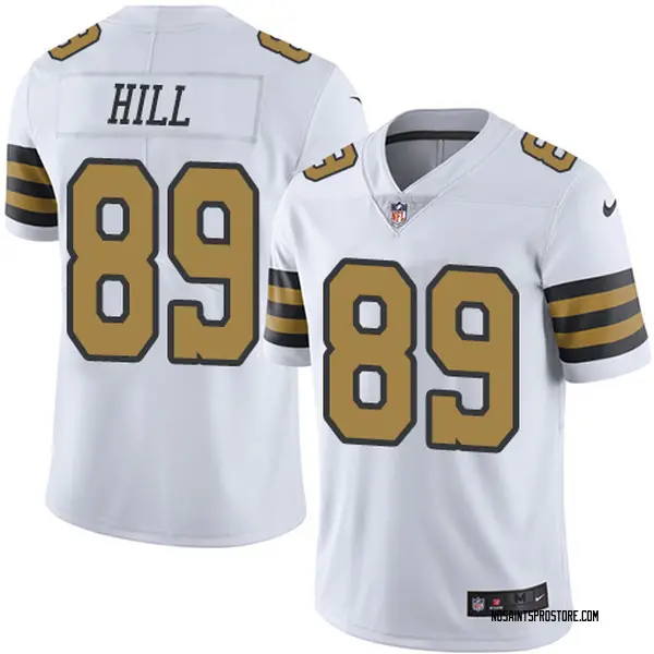 white color rush saints jersey