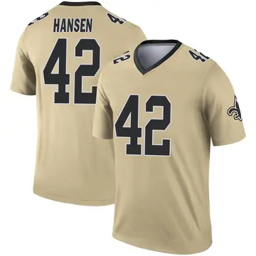 Youth Chase Hansen New Orleans Saints Legend Gold Inverted Jersey