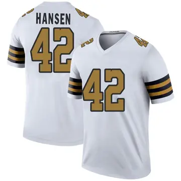Youth Chase Hansen New Orleans Saints Legend White Color Rush Jersey